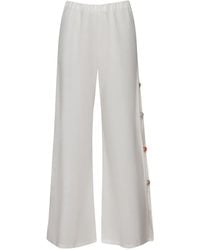 Baobab - Wayra Resin-Stones Embellished-Slit Trousers - Lyst