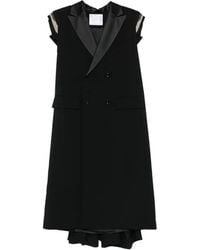 Sacai - Manteau À Boutonnière Croisée - Lyst