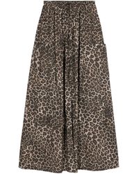 Liu Jo - Leopard-print Maxi Skirt - Lyst