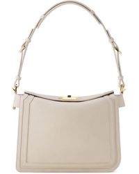 Lanvin - Geometric Lock Shoulder Bag - Lyst