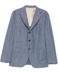 Eleventy - Pinstriped Notched-Lapel Jacket - Lyst
