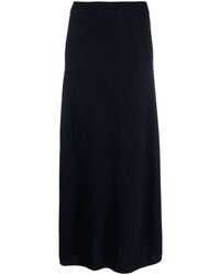 Lisa Yang - Ribbed-Trim Cashmere Skirt - Lyst