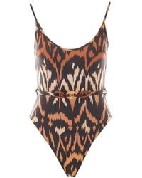 Zimmermann - Aster Badpak Met Zebraprint - Lyst