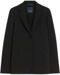 Max Mara - Blazer En Coton À Simple Boutonnage - Lyst