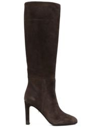 ALEVI - Suede High-Heel Boots - Lyst