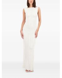 LA GALPA - Reaper Bare Ribbed-Knit Maxi Dress - Lyst