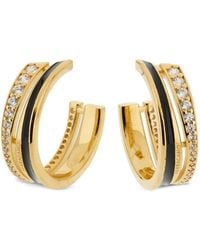 Ferragamo - Round Hoop Earrings - Lyst