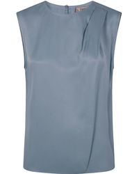 Twinset - Top Con Pieghe - Lyst