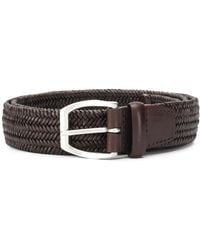 Orciani - Braided Style Buckled Belt - Lyst
