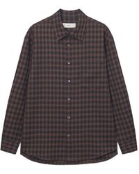 DUNST - Check-Pattern Shirt - Lyst