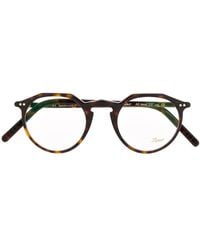 Lunor - Brille Mit Rundem Gestell - Lyst