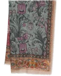 Pierre Louis Mascia - Euclide Schal mit Jacquard-Blumenmuster - Lyst