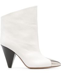 Isabel Marant - Lapio 90mm Leather Boots - Lyst