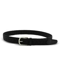 Canali - Ceinture En Cuir À Design Tressé - Lyst