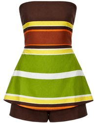 Faithfull the Brand - Solmar Striped Strapless Top - Lyst