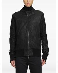 Giorgio Brato - Zip-Fastening Leather Jacket - Lyst