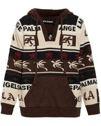 Palm Angels - Patterned Hoodie - Lyst