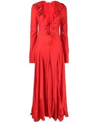 Philosophy Di Lorenzo Serafini - Abendkleid Mit V-Ausschnitt - Lyst