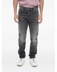 DIESEL - D-Sark Distressed-Detailing Straight-Leg Jeans - Lyst