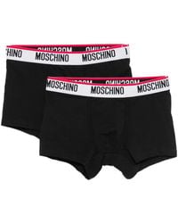 Moschino - Logo-Waistband Boxer Briefs (Set Of Two) - Lyst