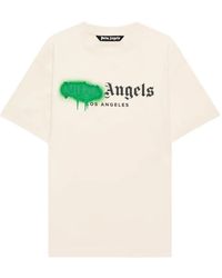 Palm Angels - Spray City Los Angeles Dripping Logo T-Shirt - Lyst