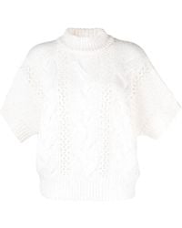 Peserico - Open-knit Jumper - Lyst