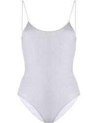 Oséree Spaghetti Strap Body - Metallic