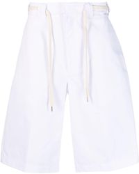 Drole de Monsieur - Twill Bermuda Shorts - Lyst