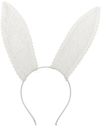 Fleur du Mal - Bunny-Ears Lace Headband - Lyst