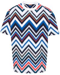 Missoni - T-shirt Met Zigzag-print - Lyst