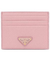 Prada - サフィアーノレザーカードケース - Lyst
