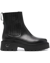 Casadei - Congo Leather Ankle Boots - Lyst