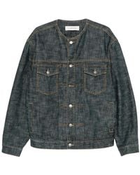 Lanvin - Buttoned Denim Jacket - Lyst
