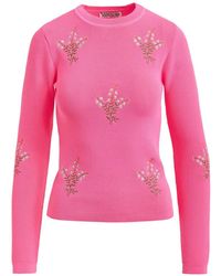 Essentiel Antwerp - Maglione Con Ricamo A Fiori - Lyst