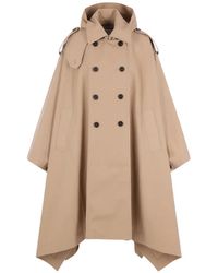 Rohe - Cape-Style Double-Breasted Trench Coat - Lyst