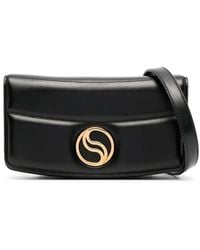 Stella McCartney - S-wave Logo Plaque Crossbody Bag - Lyst