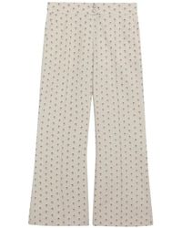 Valentino Garavani - Floral-Print Trousers - Lyst
