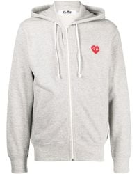 COMME DES GARÇONS PLAY - Hoodie Met Logopatch - Lyst