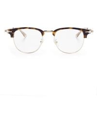 Montblanc - Rectangle-Frame Glasses - Lyst