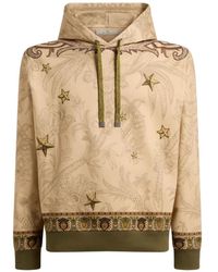 Etro - Sweat-Shirt À Capuche En Coton Mélangé Avec Imprimé Pegaso - Lyst