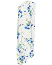 Stella McCartney - Floral-Print One-Shoulder Maxi Dress - Lyst