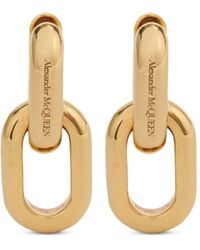 Alexander McQueen - Peak Chain Earrings - Lyst