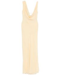 ANDAMANE - Minerva Cowl-Neck Maxi Dress - Lyst