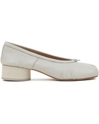 Maison Margiela - Tabi New Leather Ballerina Shoes - Lyst