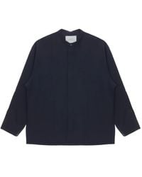Studio Nicholson - Camicia Karst Con Colletto Alla Coreana - Lyst