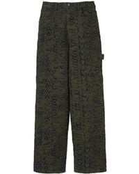 Marc Jacobs - Jeans A Gamba Ampia Con Stampa - Lyst