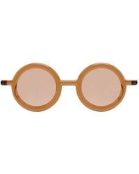 Kaleos Eyehunters - X Arquitectura-G Round-Frame Sunglasses - Lyst