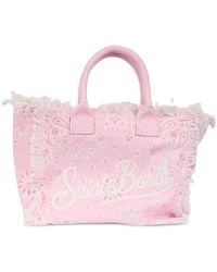 MC2 Saint Barth - Paisley-Print Fringed Backpack - Lyst