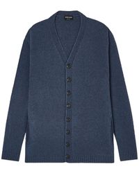 Giorgio Armani - Cashmerer V-Neck Cardigan - Lyst