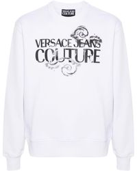 Versace - Sweatshirt mit Logo-Print - Lyst